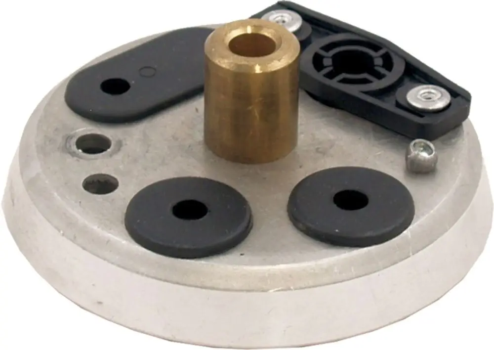 Luftdrossel mit metallischer Basis und mehreren Gummidichtungen, montierbar, geeignet für Systeme der Marke Wolf.